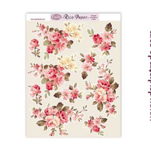 PAPEL FLORES RICE106