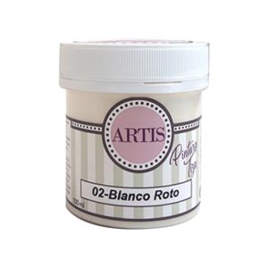 TIZA02 BLANCO ROTO PINTURA TIZA CHALK PAINT ARTIS 100 ml